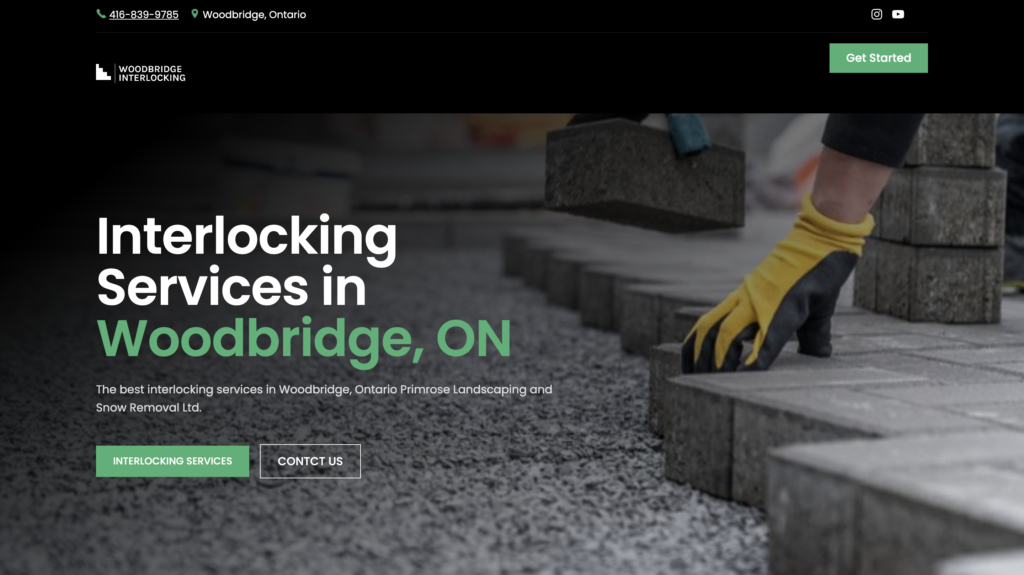 Woodbridge Interlocking Website Design